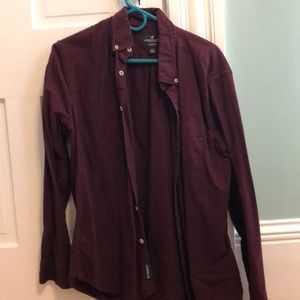 American Eagle Seriously Soft Button Down, Size M